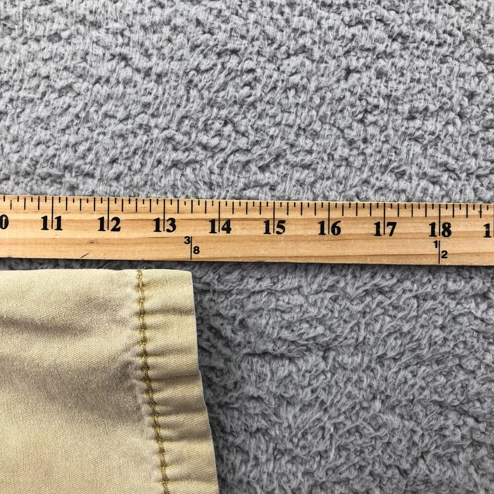 True Religion Shorts Mens 31 Beige Cargo Denim Relaxed Fit 12 Inseam Casual